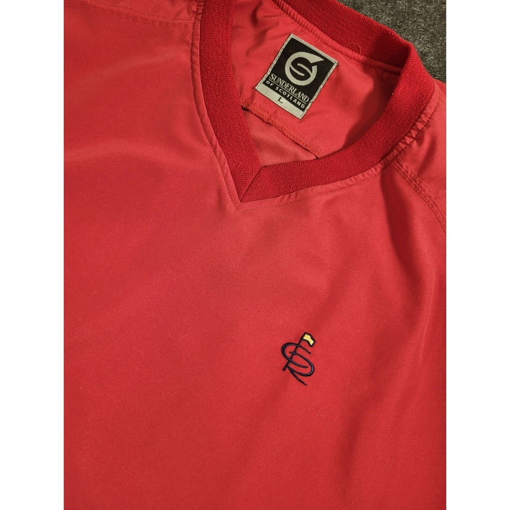 Champions Retreat Augusta GA Golf Windbreaker Sunderland Of Scotland Red Large